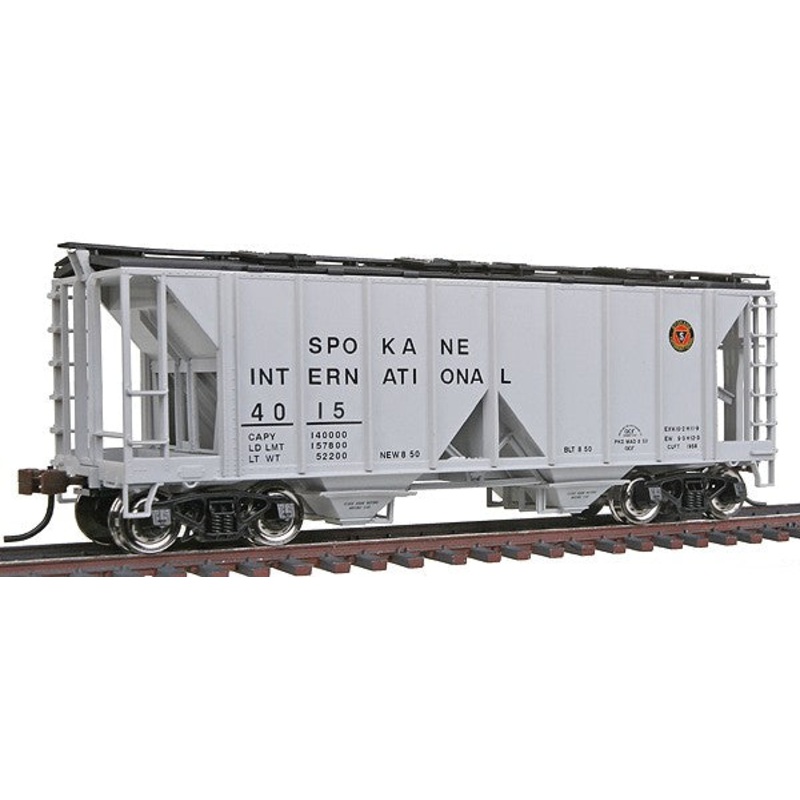 Bowser 40468 HO SI 70-Ton 2-Bay Open-Side Covered Hopper Car #4015 NIB