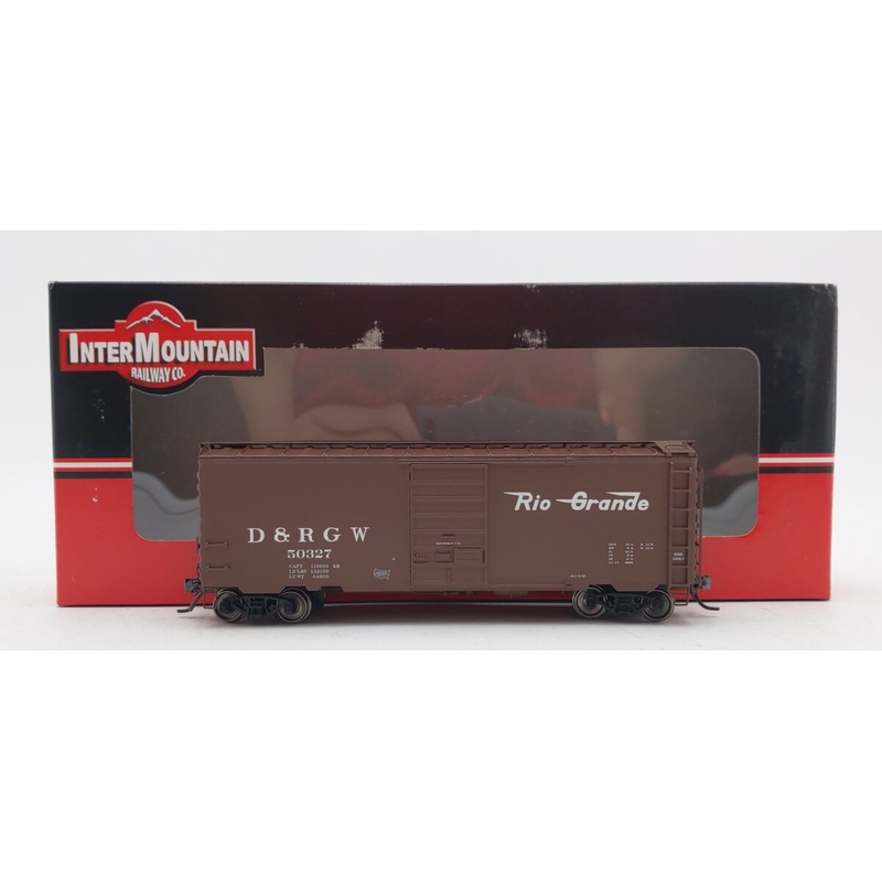 InterMountain 45412-02 HO Scale D&RGW 40′ PS-1 Boxcar #50327 EX/Box
