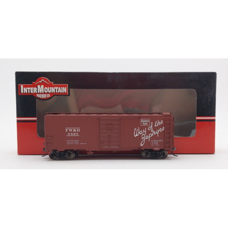 InterMountain 45809-05 HO Scale Fort Worth & Denver AAR 40′ Boxcar #8428 LN/Box