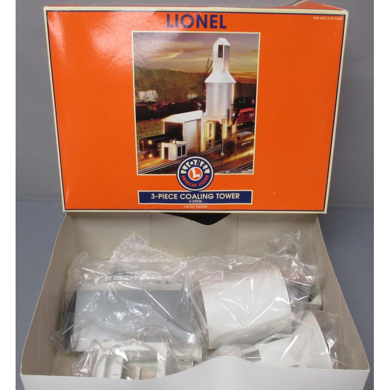 Lionel 6-22936 O Gauge 3-Piece Coaling Tower Building Kit LN/Box