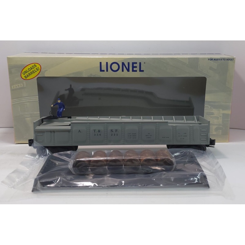 Lionel 6-26852 O Gauge AT&SF PWC Barrel Car #3562-25 NIB