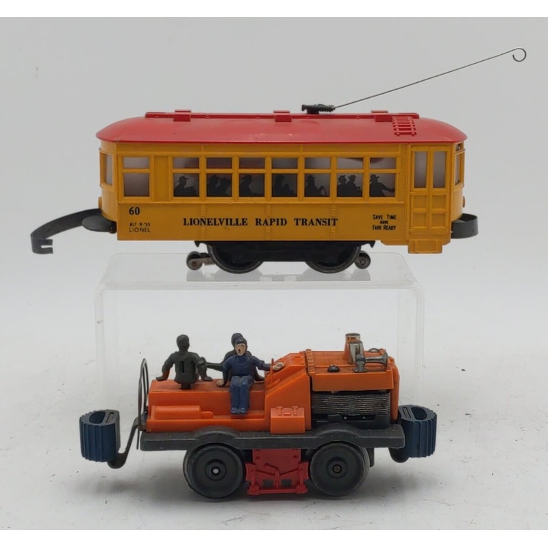 Lionel Vintage O Assorted Motorized Cars: 50, 60 [2] VG