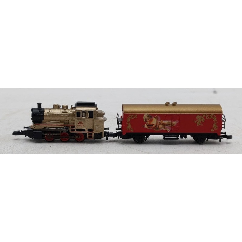 Marklin 81522 Z Scale Golden Christmas 0-6-0 Steam Locomotive LN