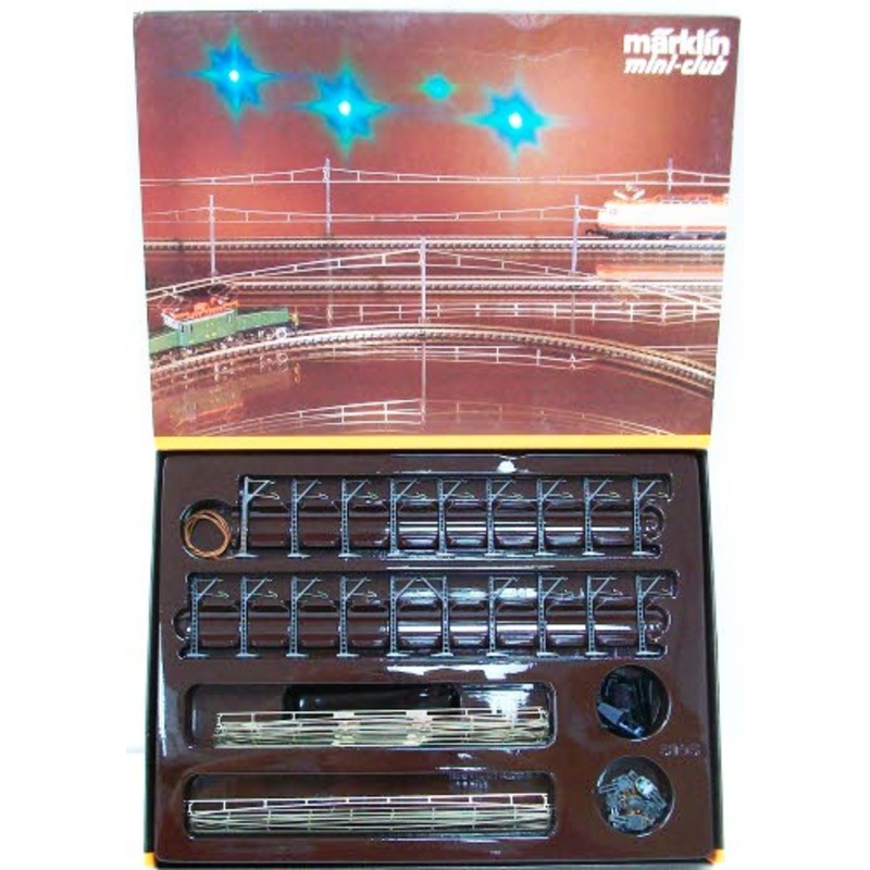 Marklin 8198 Z Mini Club S + E Layout Catenary Set EX/Box