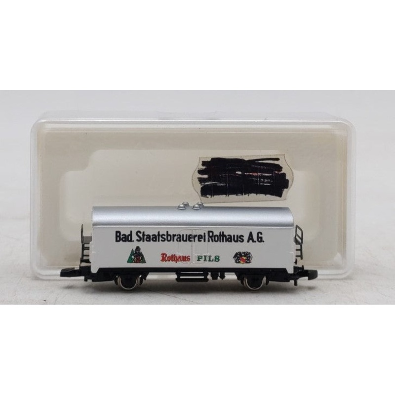 Marklin 8646 Z Scale Mini-Club Bad Staatsbrauerei Rothaus A.G. Reefer Car LN/Box