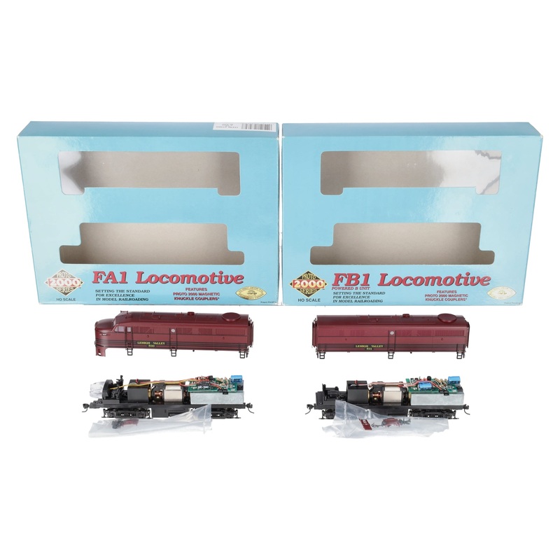 Proto 2000 23462 HO Lehigh Valley Alco FA1/FB1 Diesel Locomotive Set #530/531 LN/Box