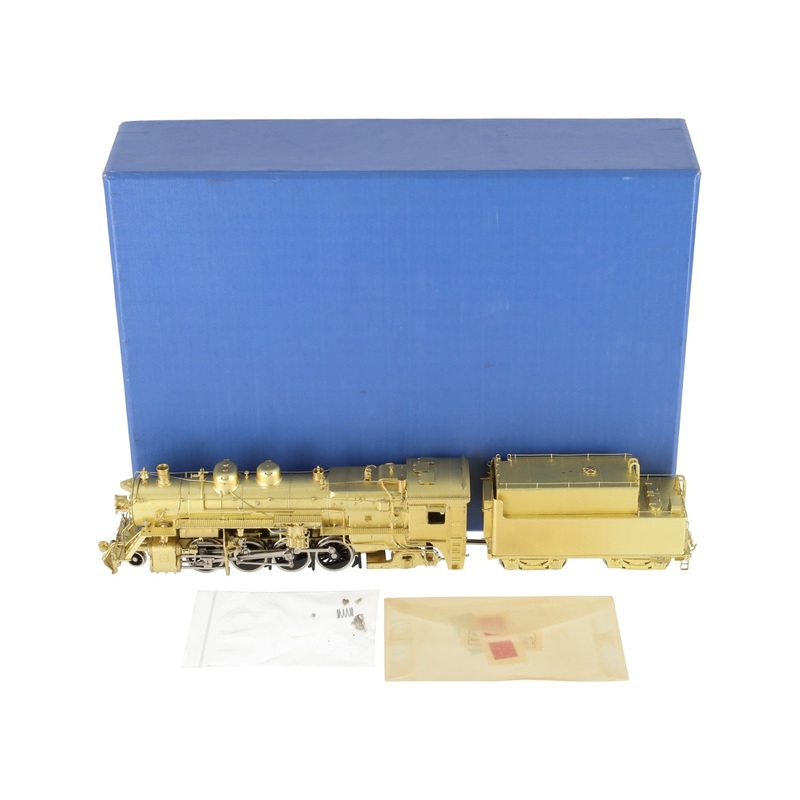 Van Hobbies HO BRASS CNR 2-8-2 S-2 Mikado Steam Loco & Tender -Unpainted EX/Box
