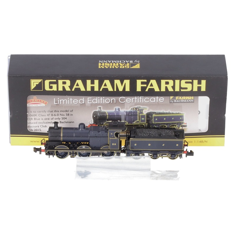 Graham Farish 372-060K N S&DJR Midland Class 4F Steam Engine #58 LN/Box