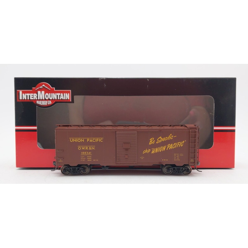 InterMountain 45760-01 HO Scale Union Pacific 1937 AAR 40′ Boxcar #188341 LN/Box