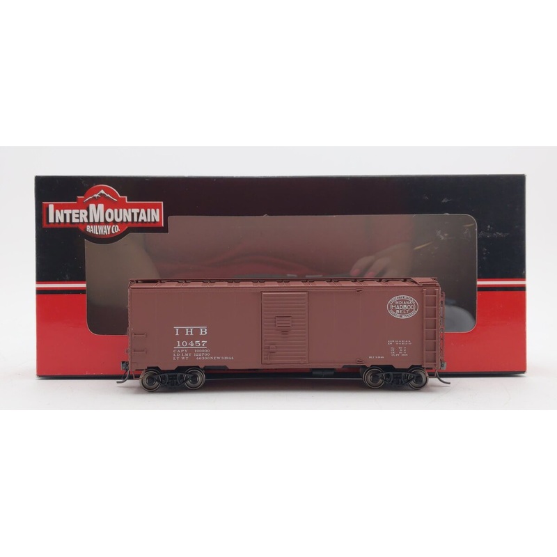 InterMountain 45762-05 HO Scale Indiana Harbor Belt 1937 AAR 40′ Boxcar #10457 LN/Box