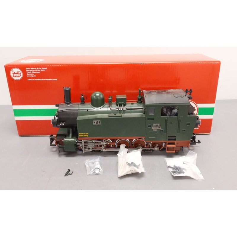 LGB 20481 G Scale Saxon State Railroad Class VI K Steam Locomotive EX/Box