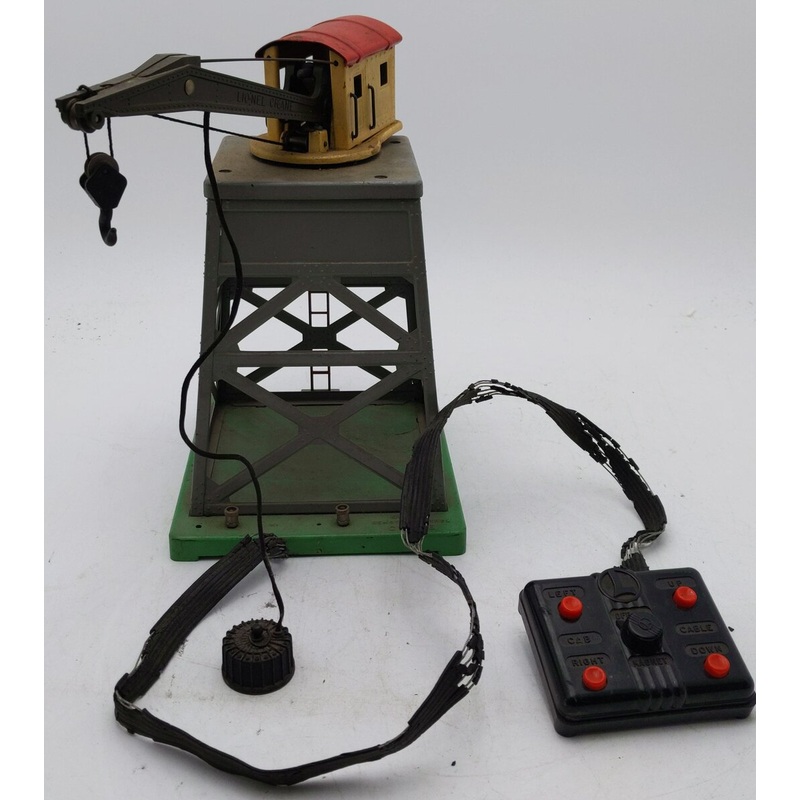 Lionel 165 Vintage O Operating Gantry Crane with Electromagnet VG