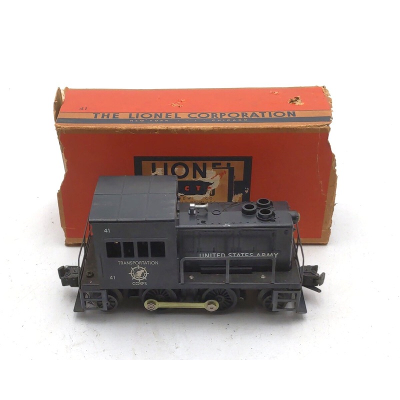 Lionel 41 Vintage O Gauge Postwar U.S Army Gas Turbine Powered Diesel Locomotive VG/Box