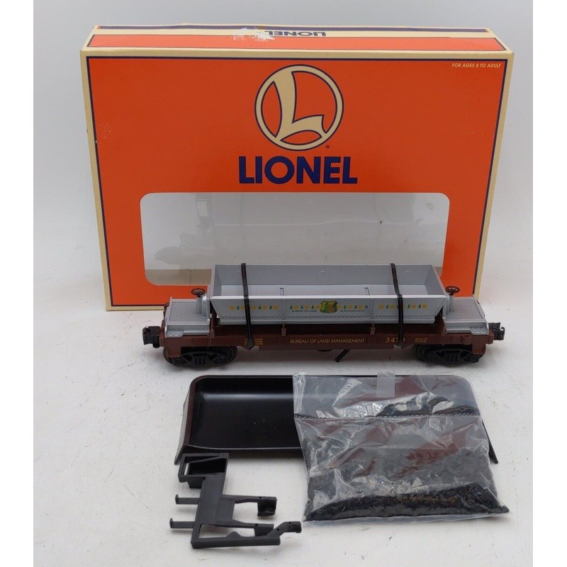 Lionel 6-16766 Bureau of Land Mgmnt Operating Dump Car EX/Box