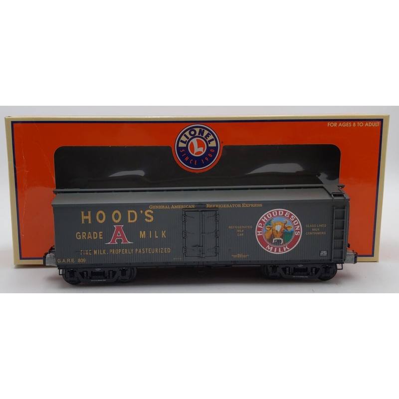 Lionel 6-17331 O Gauge Hoods Milk Refrigerator Car #809 EX/Box