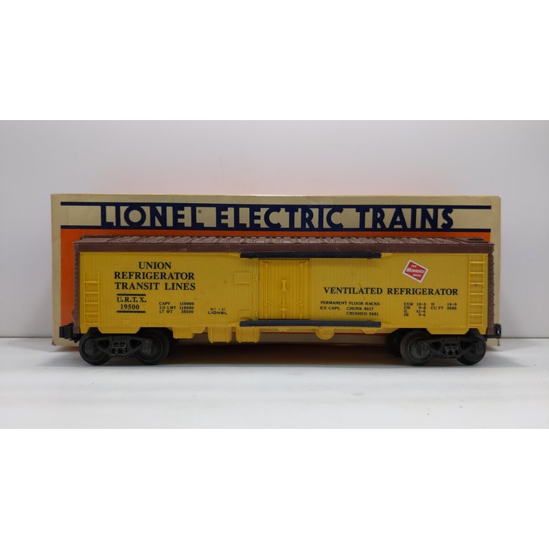Lionel 6-19500 O Gauge Milwaukee Road Reefer Car #19500 EX/Box