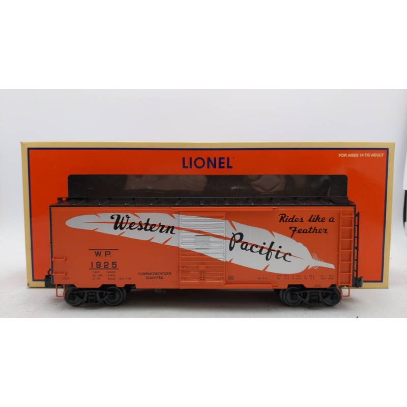 Lionel 6-27277 O Gauge Western Pacific PS-1 Box Car #1925 EX/Box