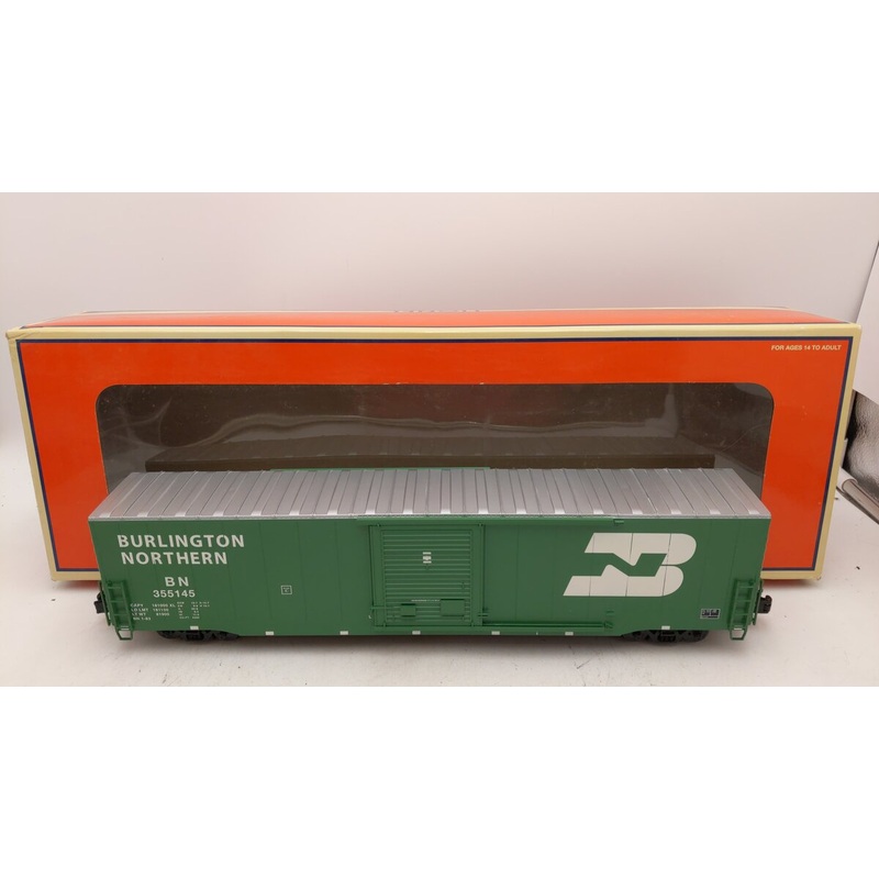 Lionel 6-82658 O Burlington Northern 60′ Single-Door Boxcar 3-Rail RTR #355415 LN/Box