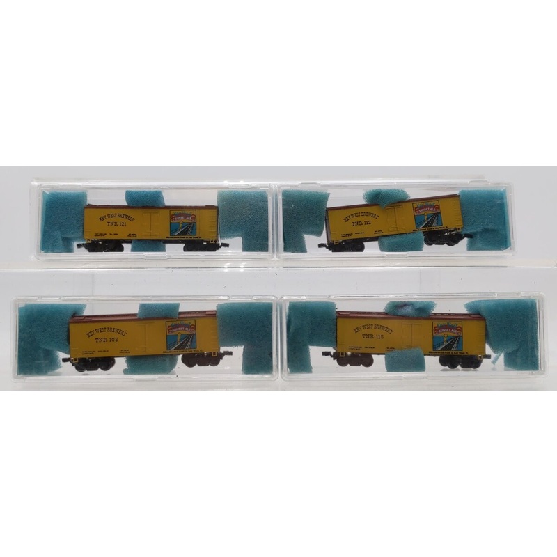 Premiere Editions N Scale Key West #1 Microbrewery Custom Run Freight Cars [4] EX/Box