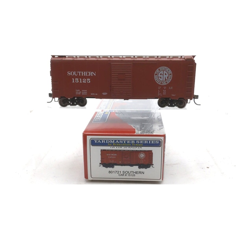 Branchline Trains 801721 HO Scale Southern Railway AAR 40′ Box Car #15125 EX/Box