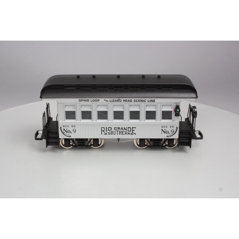 Hartland G Scale Rio Grande Southern Passenger Car #9 – Metal Wheels EX