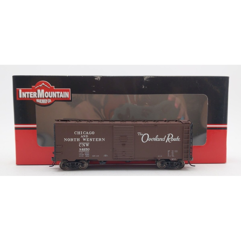 InterMountain 45808-24 HO Scale Chicago & Northwestern AAR 40′ Boxcar #84250 LN/Box