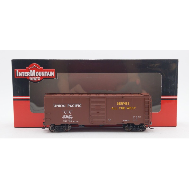 InterMountain 45815-20 HO Scale Union Pacific AAR 40- Boxcar #193657 LN/Box