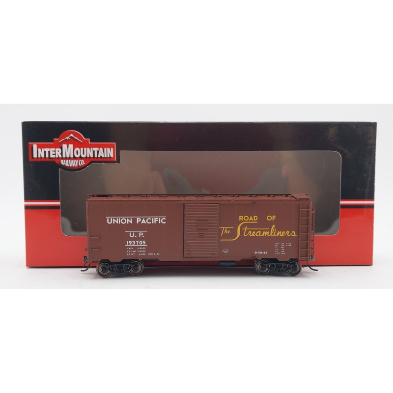 InterMountain 45815-22 HO Scale Union Pacific AAR 40′ Boxcar #193705 LN/Box