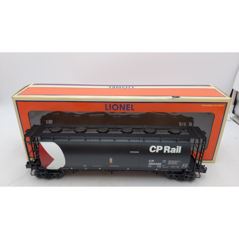 Lionel 6-27109 O Gauge CP Rail 3-Bay Cylindrical Hopper #385320 EX/Box