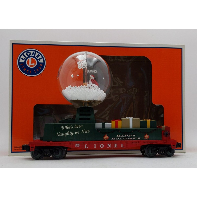 Lionel 6-37089 O Santas List Snow Globe Car EX/Box