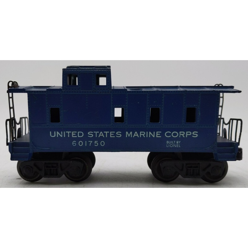 Lionel 6017-50 Vintage O USMC Blue Caboose VG