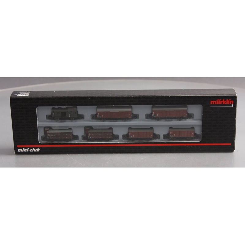 Marklin 82523 Z Livestock Transport Freight Car Set  (Set of 7) LN/Box