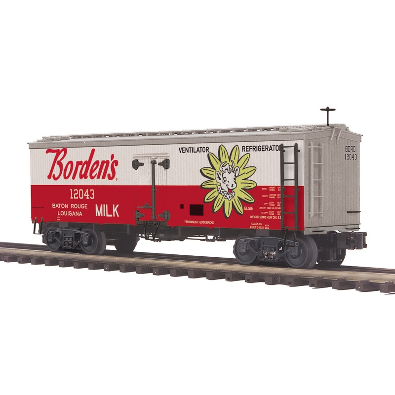 MTH 20-94488 O Bordon’s Milk Premier 36′ Woodside Reefer NIB