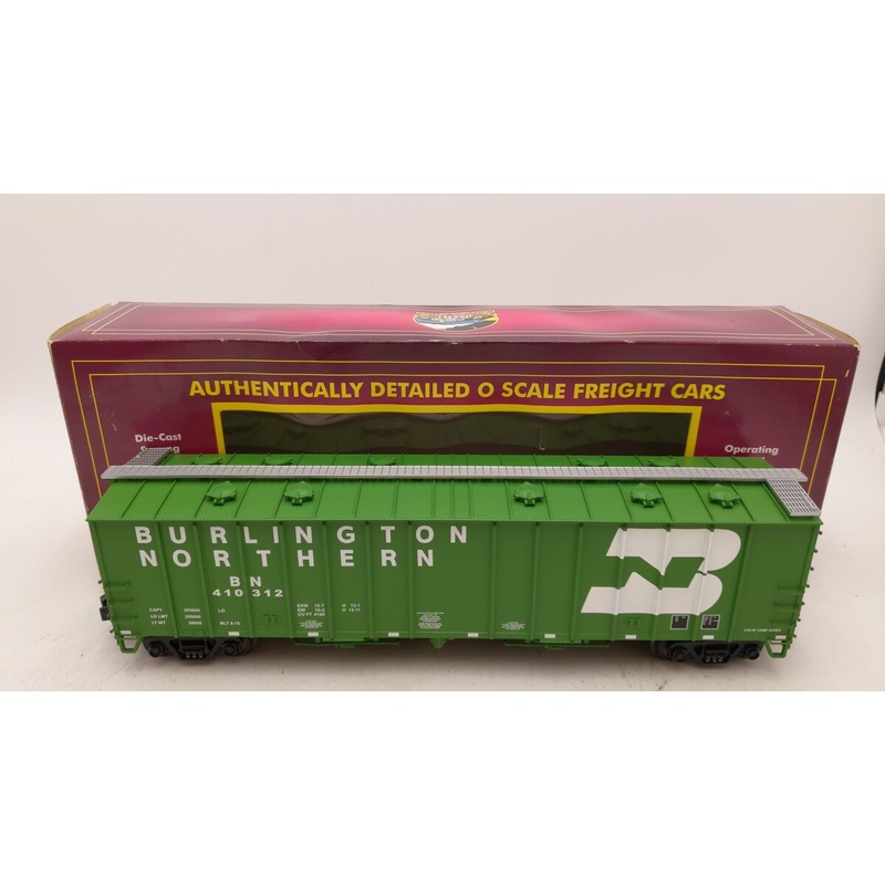 MTH 20-97427 O Gauge Burlington Northern 50′ Airslide Hopper Car #410312 EX/Box