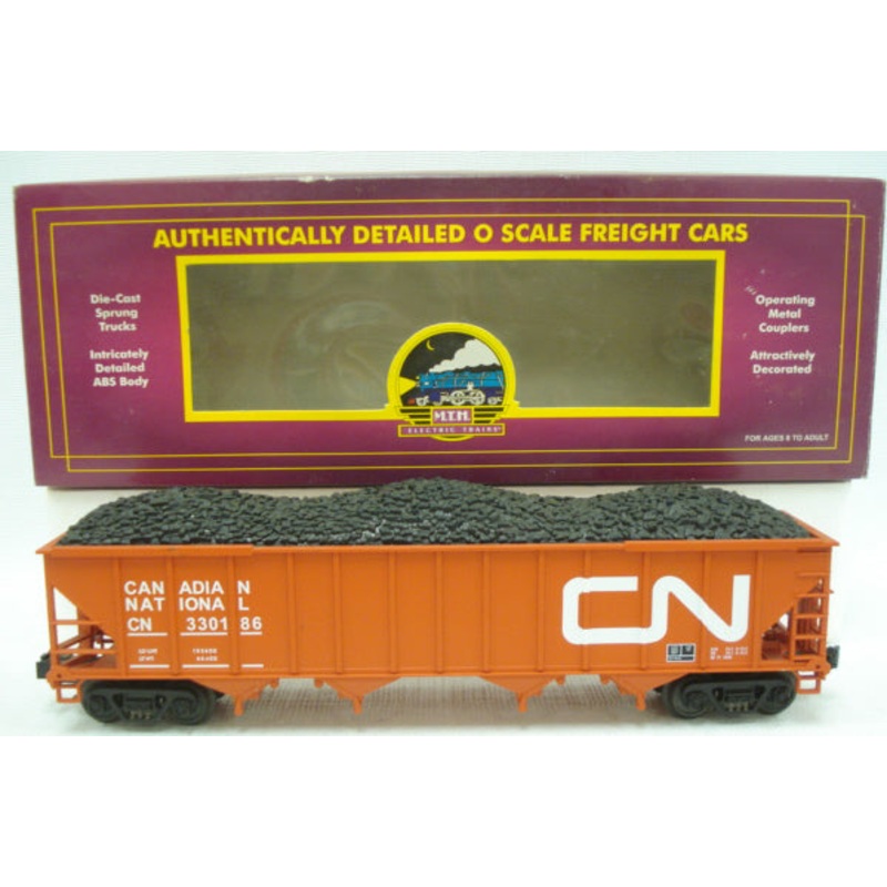 MTH 20-97458 O Canadian National 4-Bay Hopper Car #330186 LN/Box