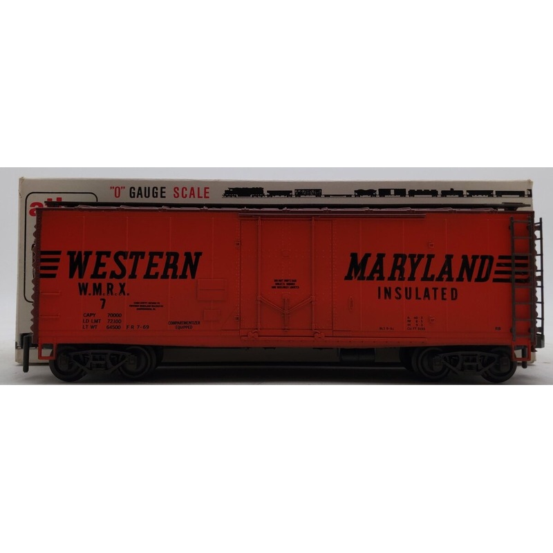 Atlas 6244 Western Maryland Boxcar 3-Rail EX/Box