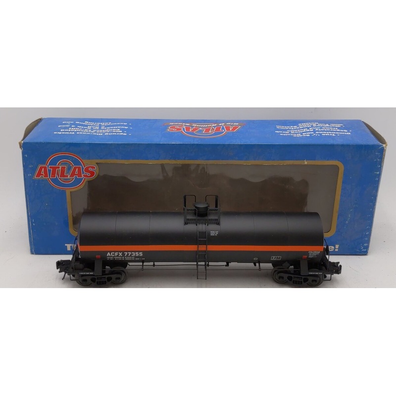 Atlas 8252-4 O Scale ACFX 17,360 Gallon Tank Car #77355 (3 Rail) LN/Box