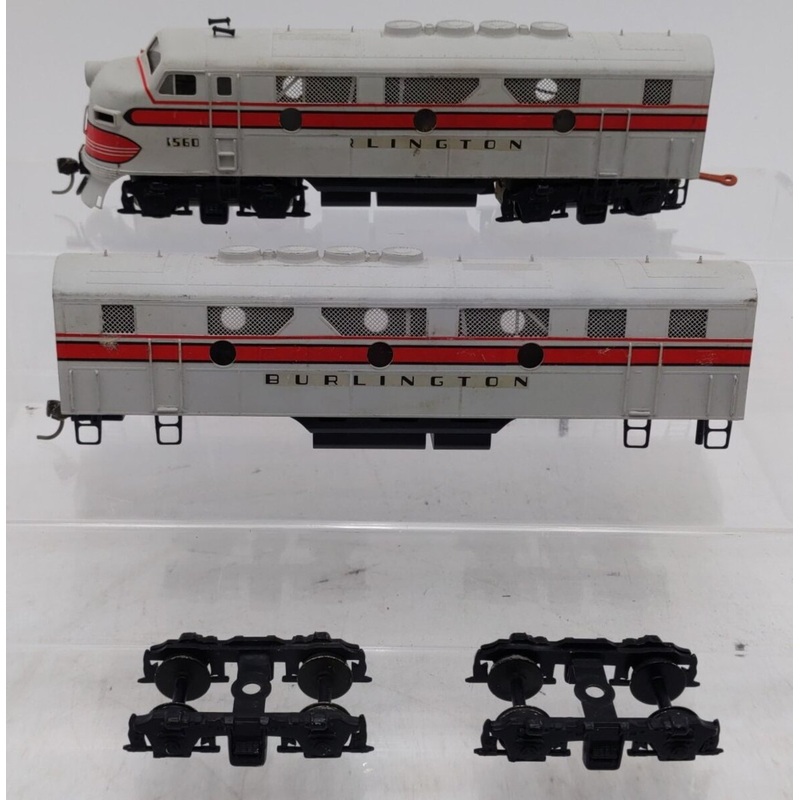 Hallmark Models HO Custom Burlington A&B Locomotive #1560 VG
