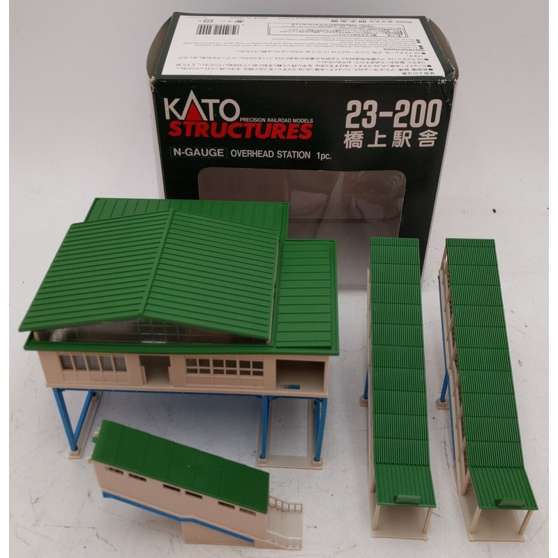 Kato 23-200 N Scale Assembled Overhead Station LN/Box