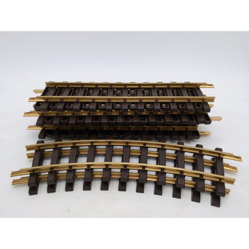 LGB G Scale Assorted Straight & Curved Track Sections: 10000, 1100 [10] LN