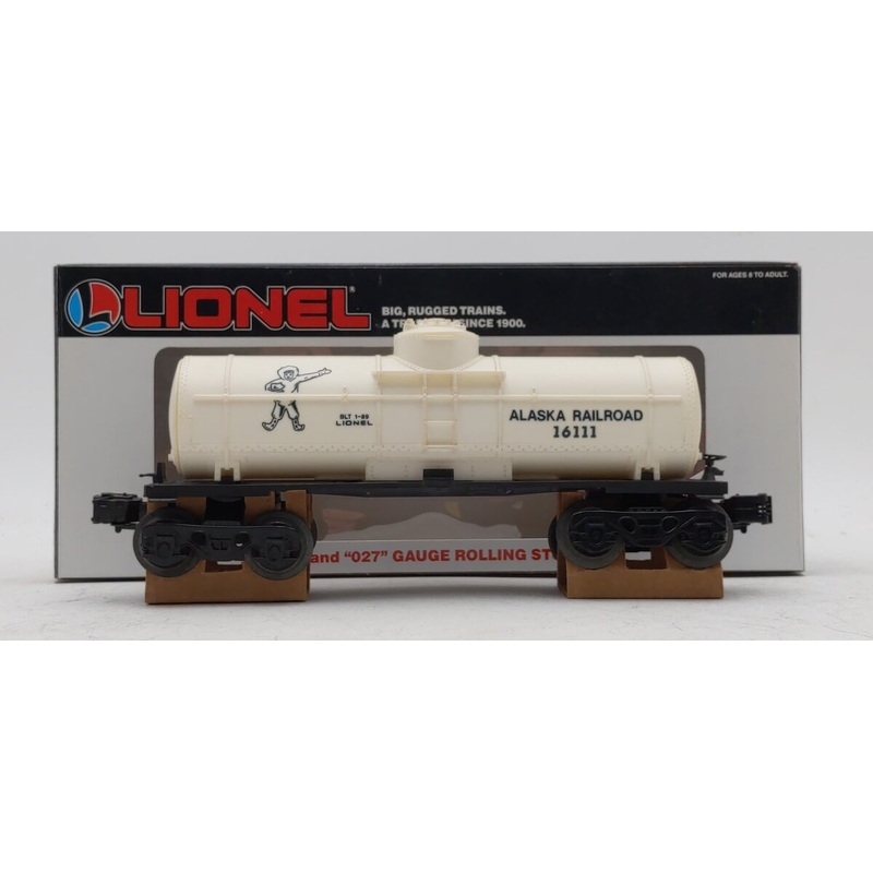 Lionel 6-16111 O Gauge Alaska White Single Dome Tank Car EX/Box