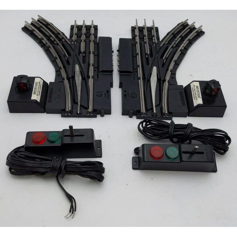 Lionel 6-23010, 6-23011 O Left/Right Hand Remote Control Turn Out Switches [2]