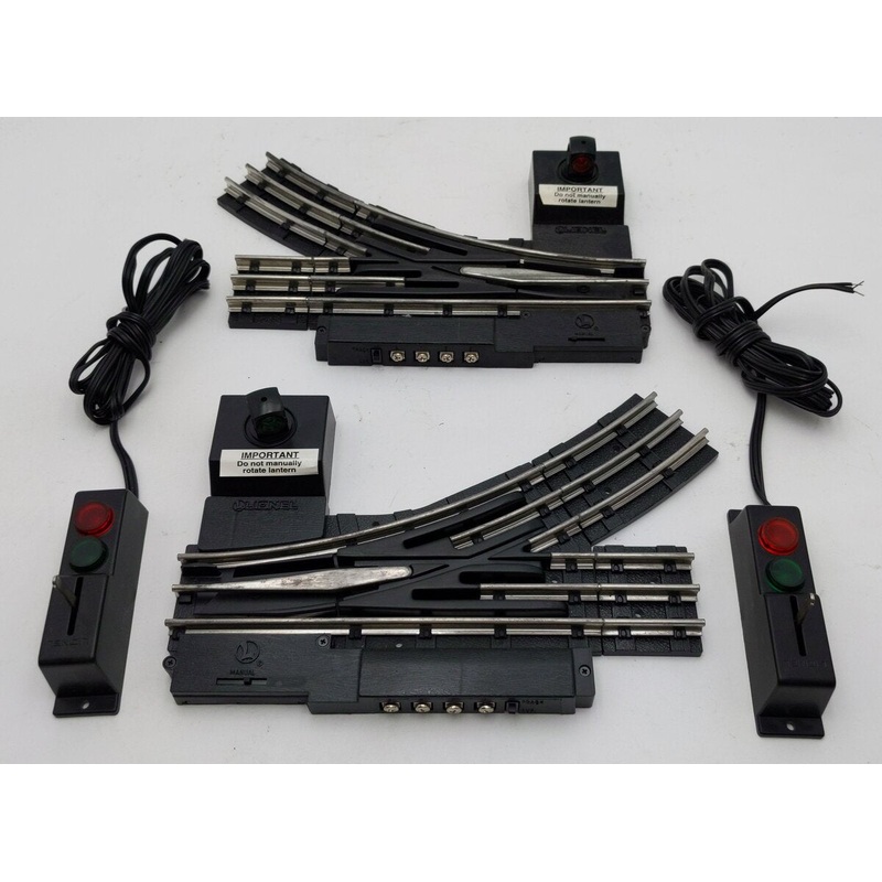 Lionel 6-23010, 6-23011 O Left/Right Hand Remote Control Turnout Switches [2] VG