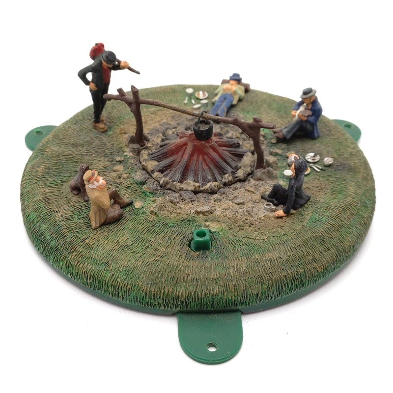 Lionel 6-32987 O Gauge Illuminated Hobo Campfire EX