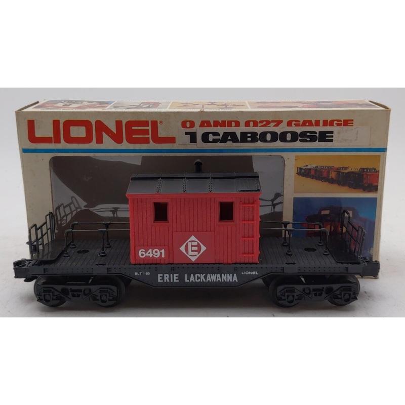 Lionel 6-6491 Erie Lackawanna Transfer Caboose EX/Box