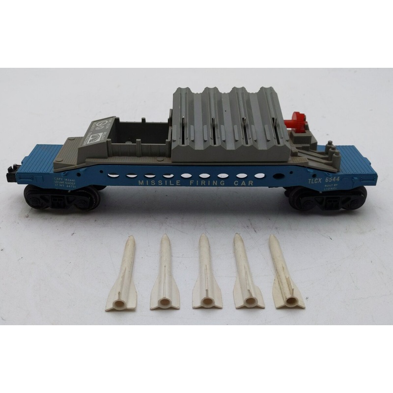 Lionel 6544 Vintage O Missile Firing Car with White Control Panel – Type I VG