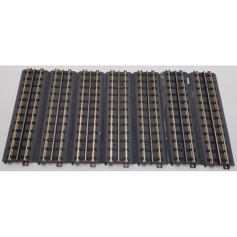 MTH 40-1001 O RealTrax Hollow Rails 10 Straight Track Section (7) EX