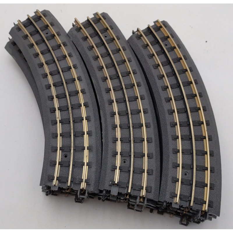 MTH 40-1002 Curved 0-31 Realtrax Track Full Curve Hollow Rails [15] EX