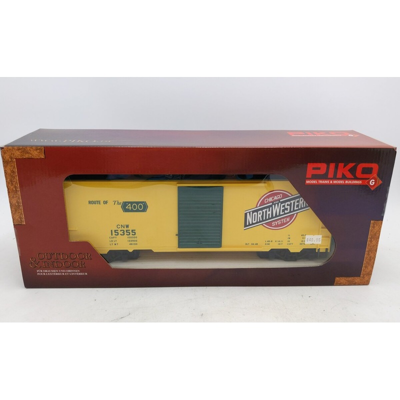 Piko 38873 G Chicago North Western Steel Boxcar #15355 MT/Box
