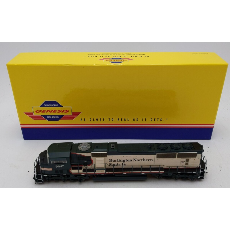Athearn G6431 Genesis HO Burlington Northern SD70 Diesel Locomotive #9647 EX/Box